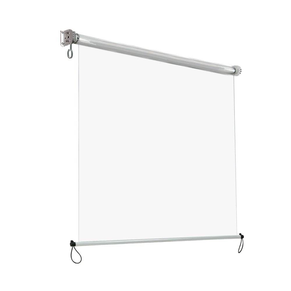 Instahut 1.5X2.4M Outdoor Blinds Clear Roll Down Awning Retractable Outdoor Blinds Water Wind Proof Transparent - Outdoorium