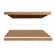 Instahut Retractable Folding Arm Awning Motorised Sunshade 4Mx3M Beige | Outdoorium