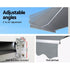 Instahut Retractable Folding Arm Awning Motorised Sunshade 3Mx2.5M Pearl Grey - Outdoorium