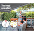 Instahut Retractable Folding Arm Awning Motorised Sunshade 3Mx2.5M Pearl Grey - Outdoorium
