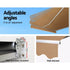 Instahut Retractable Folding Arm Awning Manual Sunshade 4Mx3M Beige - Outdoorium
