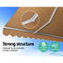 Instahut Retractable Folding Arm Awning Manual Sunshade 4Mx3M Beige - Outdoorium