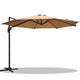 Instahut 3m Outdoor Umbrella Cantilever 360 Degree Tilt Beach Roma Beige | Outdoorium