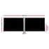 Instahut Side Awning Outdoor Blinds Sun Shade Retractable Screen 2X6M BK - Outdoorium
