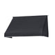 Instahut Window Door Awning 1.2mx0.6mx0.6m Black Polyester Fabric Steel Frame | Outdoorium