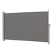 Instahut Side Awning Sun Shade Outdoor Retractable Privacy Screen 2X3M Grey | Outdoorium