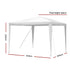 Instahut Gazebo 3x3m Wedding Party Marquee Tent Outdoor Event Camping Canopy Shade White - Outdoorium