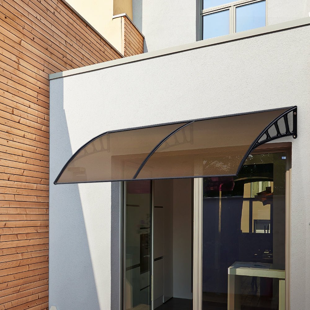 Instahut Window Door Awning Door Canopy Outdoor Patio Cover Shade 1.5mx4m  DIY BR - Outdoorium