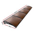 Instahut Window Door Awning 1mx4m Brown Hollow Sheet Plastic Frame | Outdoorium