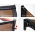 Instahut Window Door Awning 1mx4m Brown Hollow Sheet Plastic Frame | Outdoorium