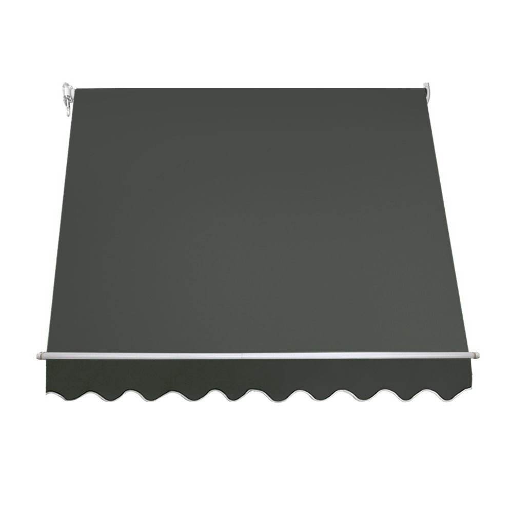 Instahut Window Fixed Pivot Arm Awning Outdoor Blinds Retractable Patio 2.4X2.1M | Outdoorium