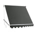 Instahut Window Fixed Pivot Arm Awning Outdoor Blinds Retractable Patio 2.4X2.1M | Outdoorium