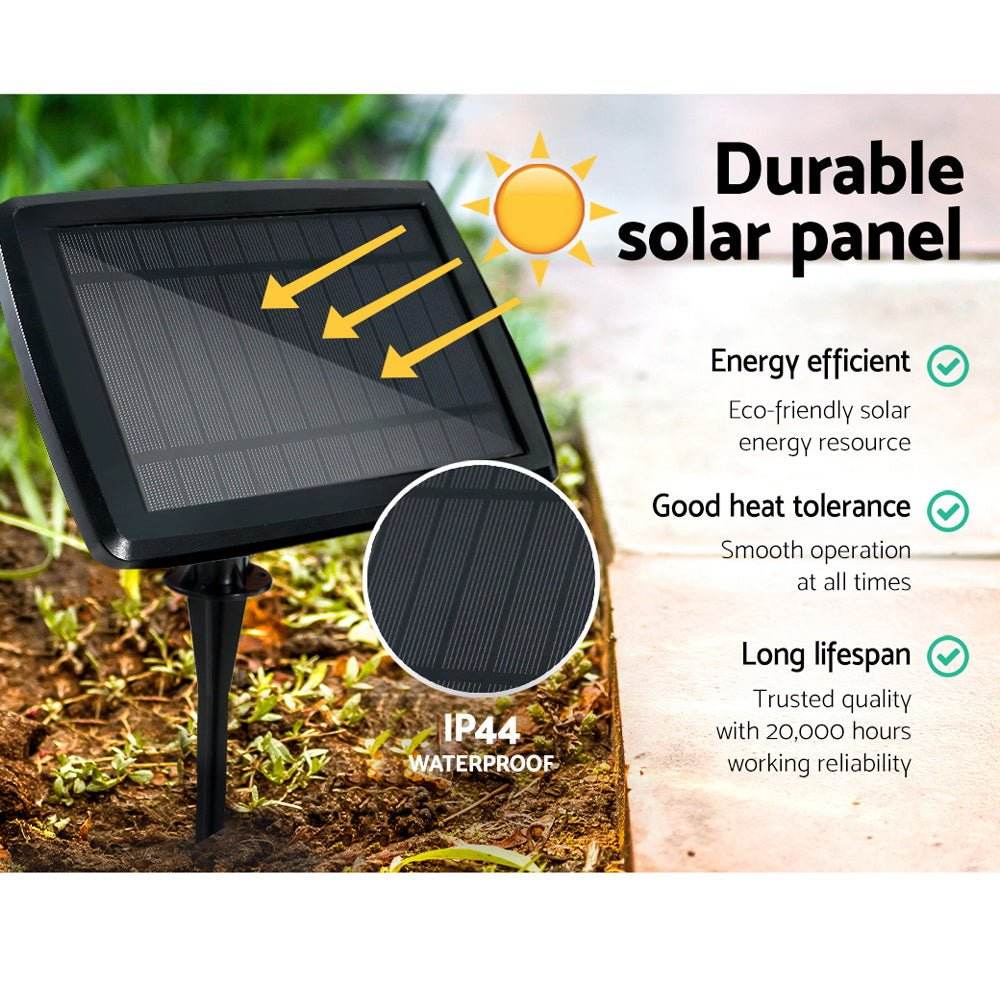 23m Solar Festoon Lights Outdoor LED String Light - Outdoorium