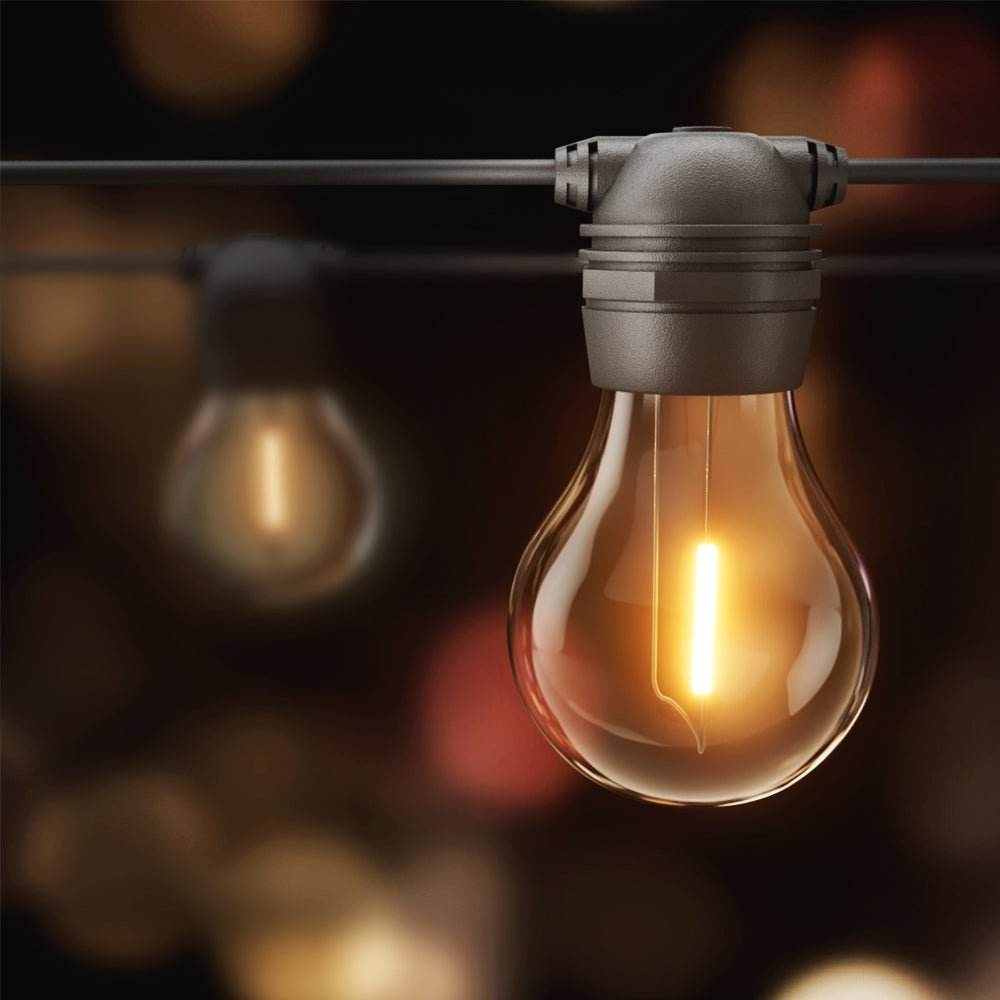 17m Solar Festoon Lights Outdoor LED String Light - Outdoorium