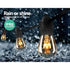 74m LED Festoon String Lights Outdoor Garden - Outdoorium