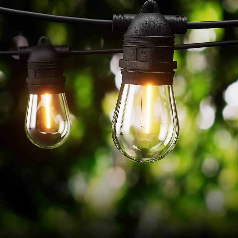 Jingle Jollys 23m Festoon Lights String Lights Outdoor Decor - Outdoorium