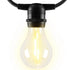 77m LED Festoon String Lights Outdoor Garden - Outdoorium