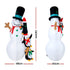 Jingle Jollys Christmas Inflatable Snowman 2.4M Illuminated Decorations | Outdoorium