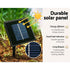 2.4M Christmas Tree LED Solar Motif Lights Jingle Jollys - Outdoorium