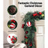 Jingle Jollys 2.7m Christmas Garland with Decorations Xmas Wedding Party - Outdoorium