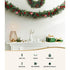 Jingle Jollys 2.7m Christmas Garland with Decorations Xmas Wedding Party - Outdoorium