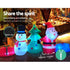 Jingle Jollys Christmas Inflatable Tree Snowman 2.7M Illuminated Decorations - Outdoorium