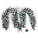 Jingle Jollys 2.7m Christmas Garland with LED Lights Snowy Decoration Xmas Party | Outdoorium