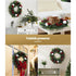 Jingle Jollys 2FT 60CM Christmas Wreath with Decor Xmas Tree Decoration - Outdoorium