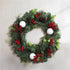 Jingle Jollys 2FT 60CM Christmas Wreath with Decor Xmas Tree Decoration - Outdoorium