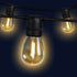 77m LED Festoon String Lights Outdoor Garden - Outdoorium
