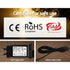 77m LED Festoon String Lights Outdoor Garden - Outdoorium