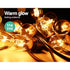 74m LED Festoon String Lights Outdoor Garden - Outdoorium