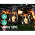 74m LED Festoon String Lights Outdoor Garden - Outdoorium