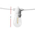 86M LED Festoon Light Outdoor String Light - Outdoorium