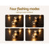 Jingle Jollys 50m Solar Festoon Lights LED String Light Outdoor - Outdoorium