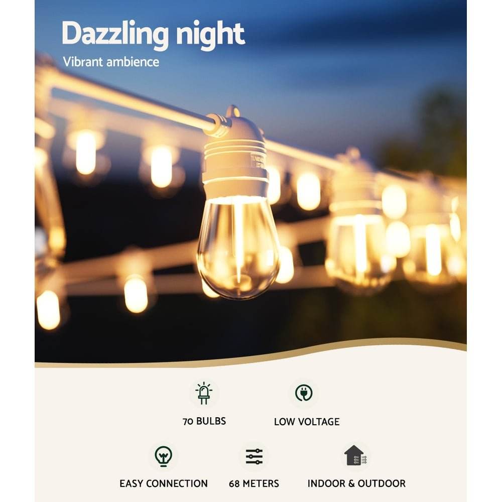 86M LED Festoon Light Outdoor String Light - Outdoorium