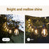 77m Festoon Lights Outdoor Fairy String Lights - Outdoorium