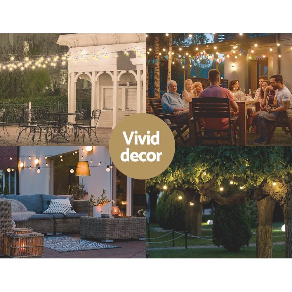 86M LED Festoon Light Outdoor String Light - Outdoorium