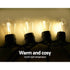 77m LED Festoon String Lights Outdoor Garden - Outdoorium