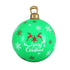 Jingle Jollys Christmas Inflatable Ball Bauble 60cm Outdoor Decoration Green - Outdoorium