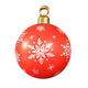 Jingle Jollys Christmas Inflatable Ball Bauble 60cm Outdoor Decoration Red | Outdoorium