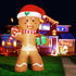 Jingle Jollys Christmas Inflatable Gingerbread Man 2.4M Illuminated Decorations | Outdoorium