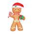 Jingle Jollys Christmas Inflatable Gingerbread Man 2.4M Illuminated Decorations | Outdoorium