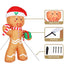 Jingle Jollys Christmas Inflatable Gingerbread Man 2.4M Illuminated Decorations | Outdoorium