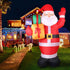 Jingle Jollys Christmas Inflatable Santa 2.4M Illuminated Decorations | Outdoorium