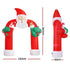Jingle Jollys Christmas Inflatable Santa Archway 2.3M Outdoor Decorations Lights - Outdoorium