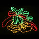 0.76M Christmas Lights 216 LED Bell Motif Light Decorations Jingle Jollys | Occasions > Christmas