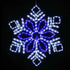 0.82M Christmas Lights 304 LED Snow Motif Light Decorations Jingle Jollys - Outdoorium