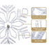 0.82M Christmas Lights 304 LED Snow Motif Light Decorations Jingle Jollys - Outdoorium