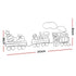 2.1M Christmas Lights 631 LED Train Motif Light Decorations Jingle Jollys - Outdoorium